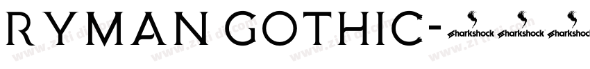 Ryman Gothic字体转换